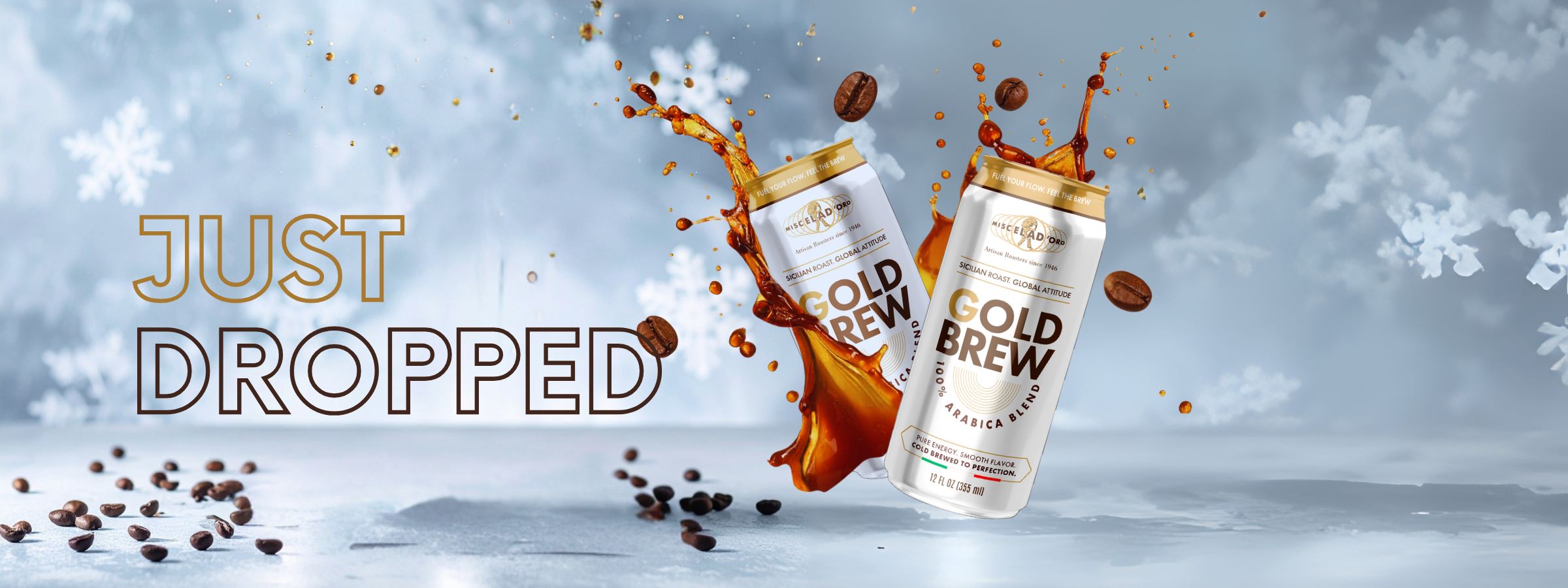 New! Miscela d'Oro Gold Brew - Cold Brewed Cans